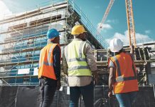 Avoiding non-compliant PPE with the British Safety Industry Federation Construction worker viewing building - non-compliant ppe