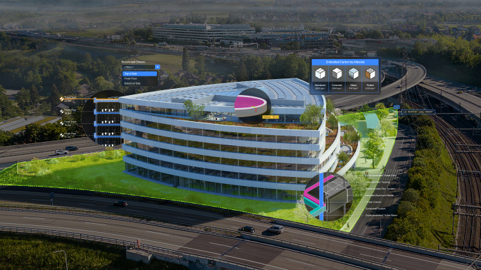 2023-signature-image-arch Image of building generated using Vectorworks software