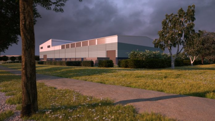 SSE warehouse Inverness external view - 3 - 15yr var 2 Scottish civils contractor Global Infrastructure has won a multi-million pound SSEN Transmission contract to construct warehouse facilities in Dundee and Inverness