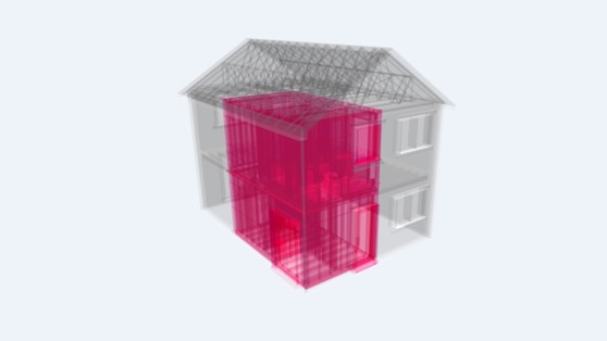 Digital image of house