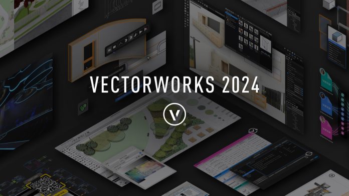 Vectorworks 2024 will integrate Vectorworks Architect, Landmark, Spotlight, Design Suite and Fundamentals, all with a new interface