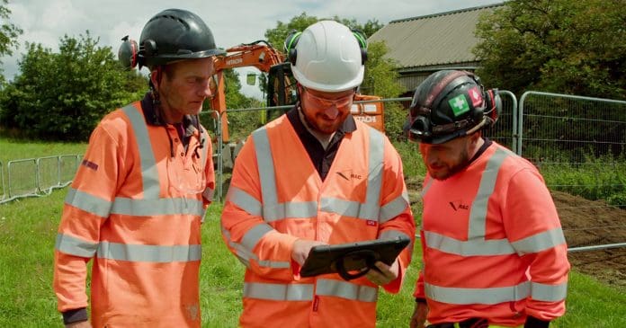 R&C Williams contractors on site