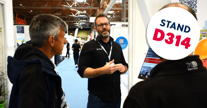 Re-flow team at uk construction week