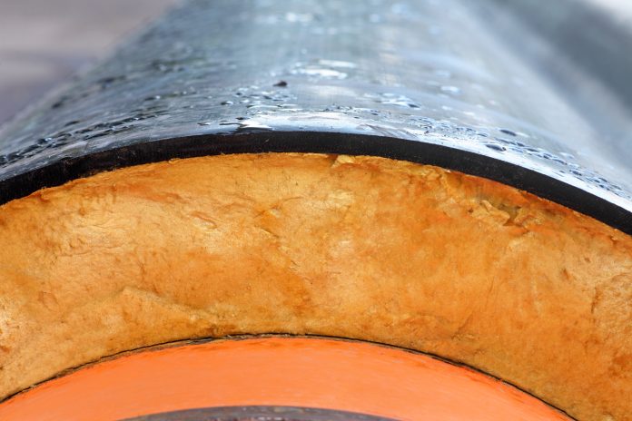 Insulation. Steel Pipe with Heat Insulation closeup. Insulation. Steel Pipe with Heat Insulation closeup Following the release of BS 5422:2023, TICA is raising concerns about the safety and suitability of pre-insulated pipe and duct products