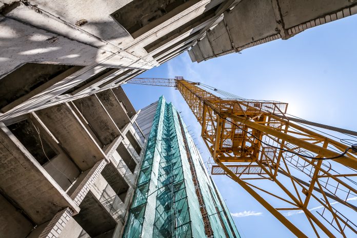 Crane on construction site - Procure Partnerships Framework