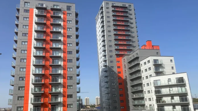 Mast Quay tower blocks