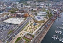 Willmott Dixon steps in to rescue Copr Bay project in Swansea Copr Bay from above