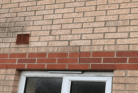 Misunderstood and hated: Domestic subsidence and the urban tree Image of crack in building foundation