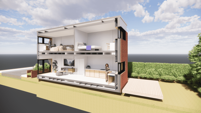 Vector Homes6 CGI of a prototype CGI of Energy House prototype