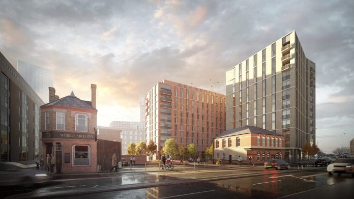 Downtown Victoria North (1) J3 has facilitated the building warranty insurance policy for a £55m 237-unit residential development on Rochdale Road in Manchester