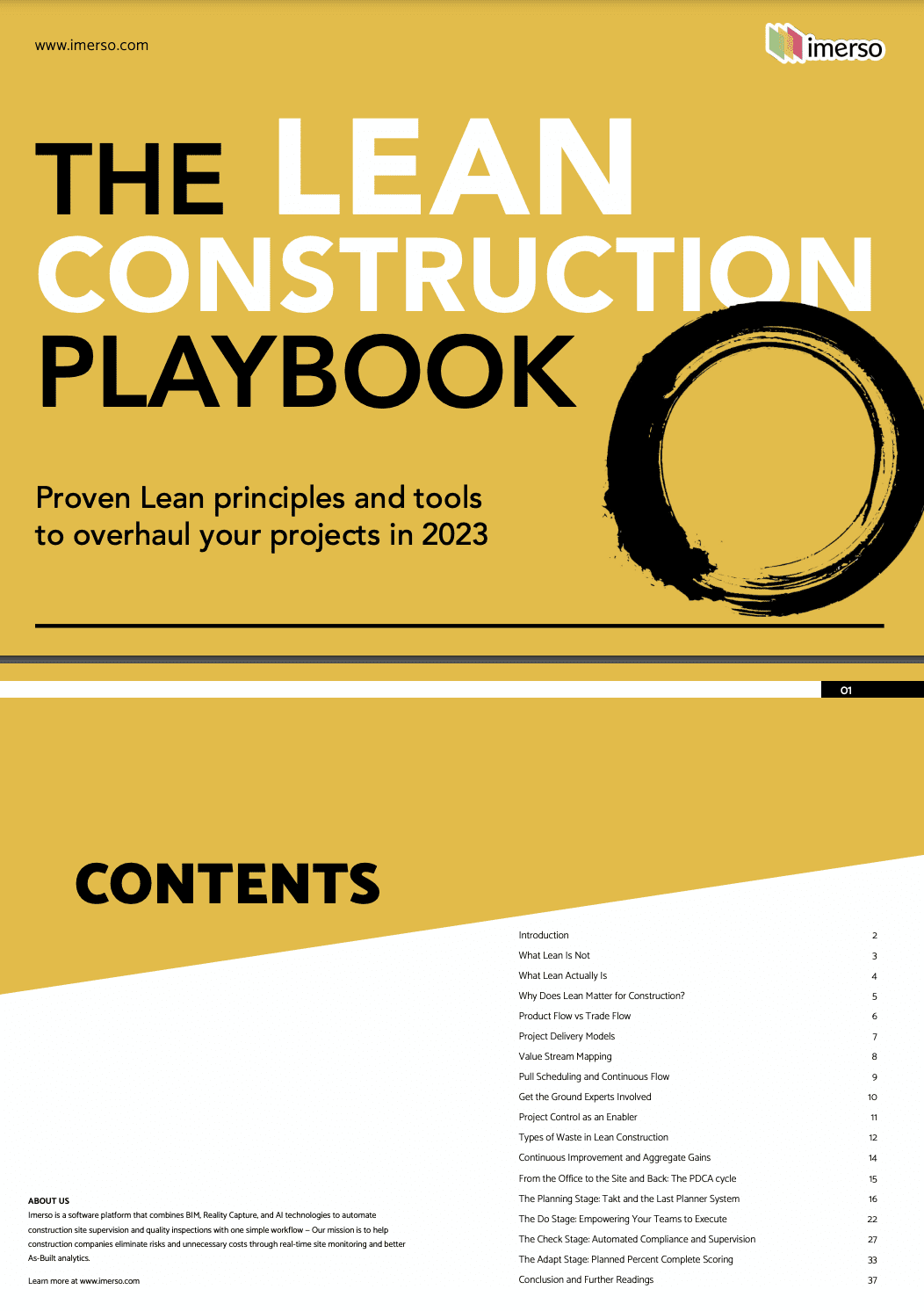 Lean construction eBook banner