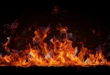 Passive fire protection: What is it, and how does it affect you? Fire isolated on black