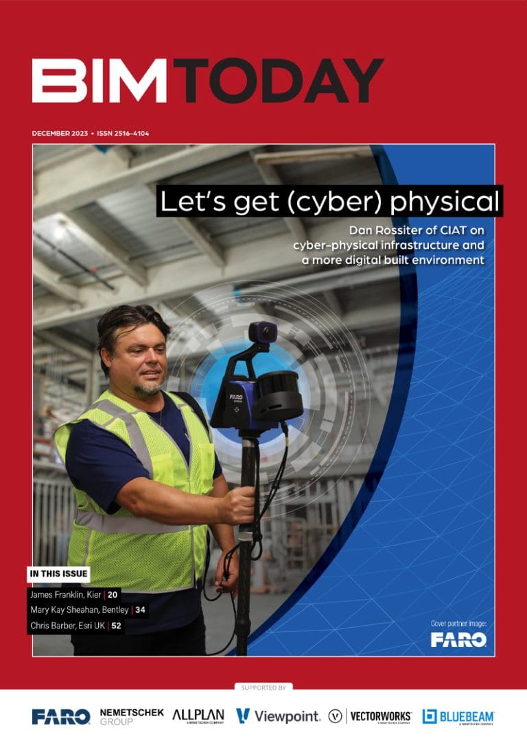 BIM Today December 2023 explores everything from cyber-physical infrastructure, to achieving net zero with digital twins- and much more!