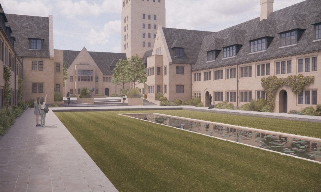 Work has begun in a three-phase, £3m project renovation project on Nuffield College, a graduate college of Oxford University