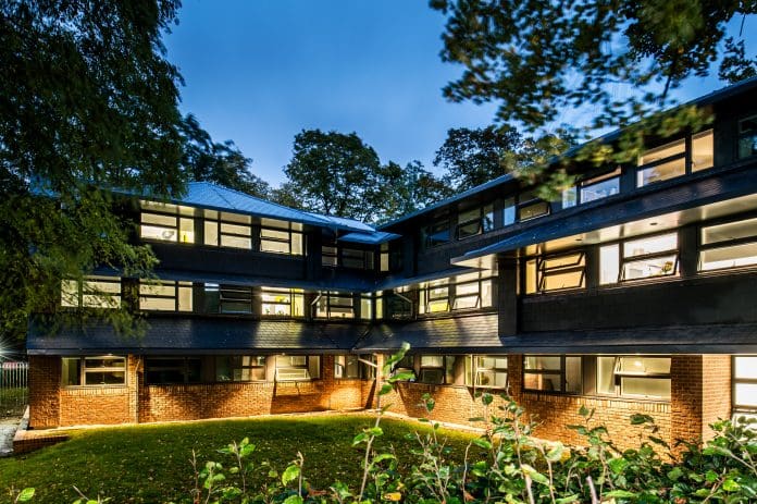 S1736_N291 The £4m refurbishment of the Graham building brings more sustainable student accommodation to the Victoria Park Campus in Manchester