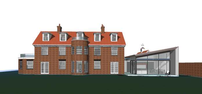Designers utilised BIMx and Archicad to bring the visualisation of a striking contemporary extension to life at a 1970s Georgian-style home
