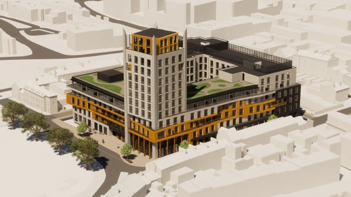The Gravesend town centre development will bring 156 flats, a community hub and commercial space to Lord Street in Kent