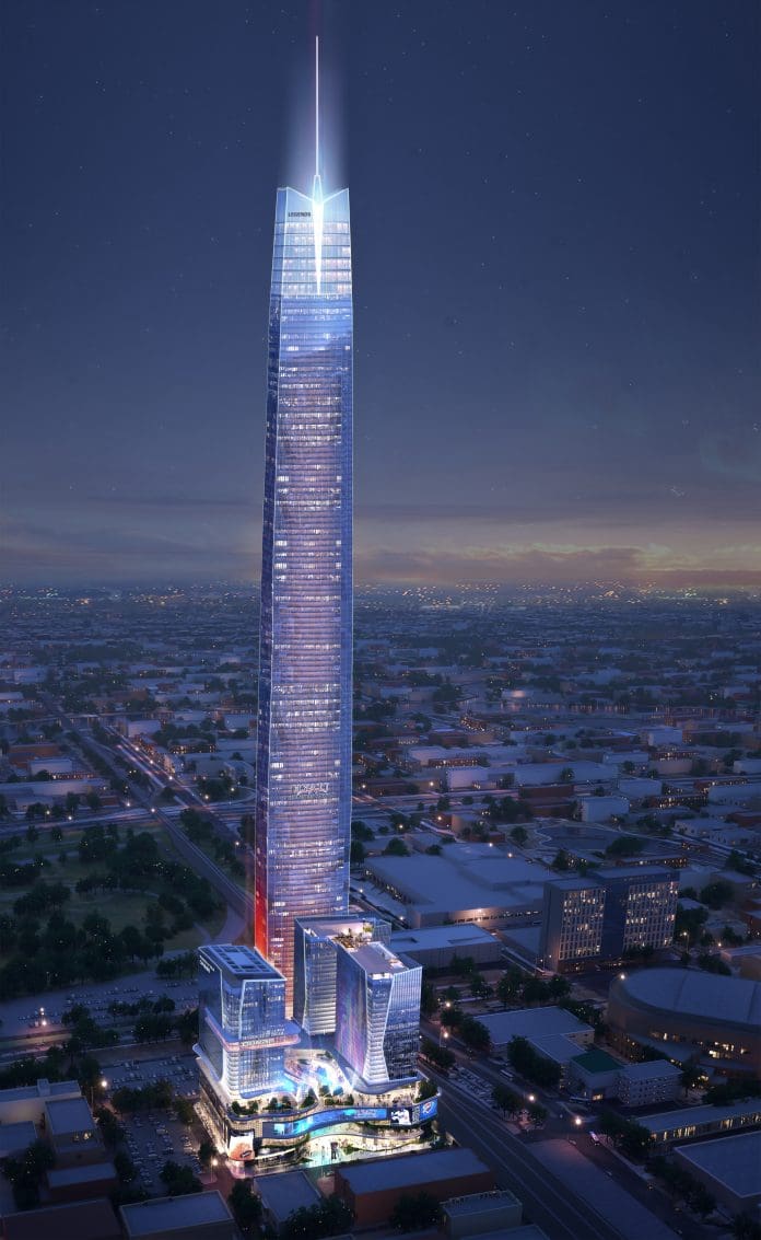 Legends Tower will be the tallest building in the USA at 1,907 ft