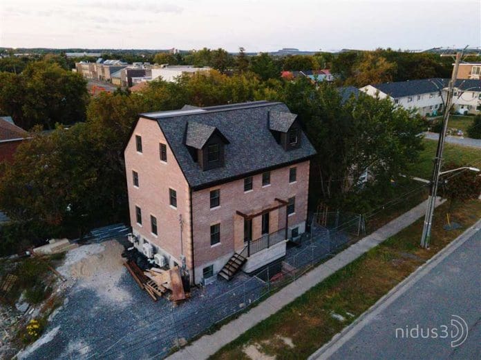 Canadian-based nidus3D has completed what it claims to be the first three-storey 3D-printed house in North America