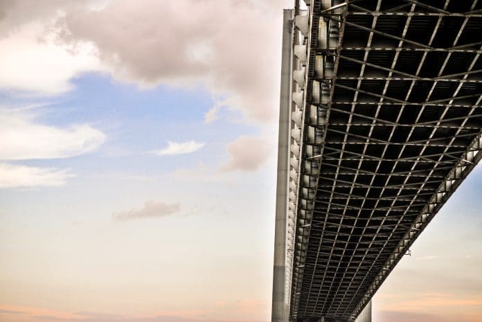 Baked in or bolted on? Social value in infrastructure projects Steel suspension bridge