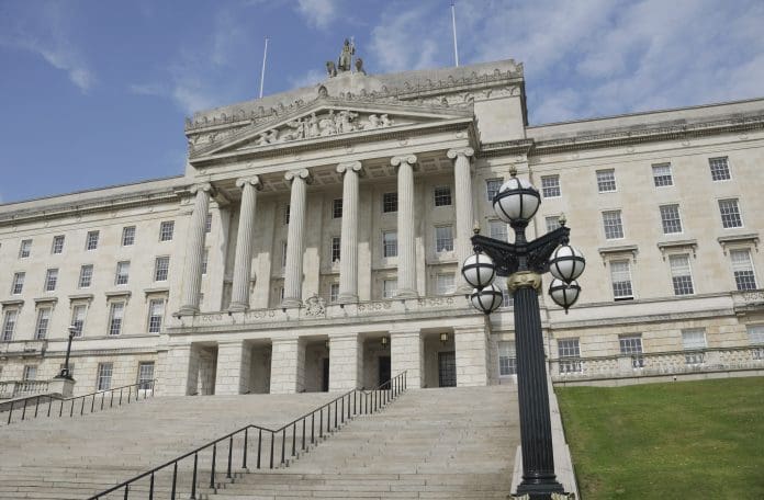 Northern Ireland extends time limit for defective building claims "Parliament Buildings, Stormont, Belfast is the seat of the devloved Northern Ireland Assembly. Westminister remains authority for reserved matters. Originally built for the Northern Ireland Parliament established by the creation of the Northern Ireland home rule region in the Government of Ireland Act, 1920."