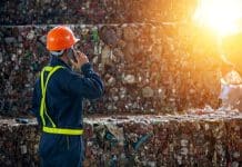 UK plastic waste in construction grown 15 times faster than Europe Worker by recyclable and non-recyclable waste, representing the growth of UK plastic waste