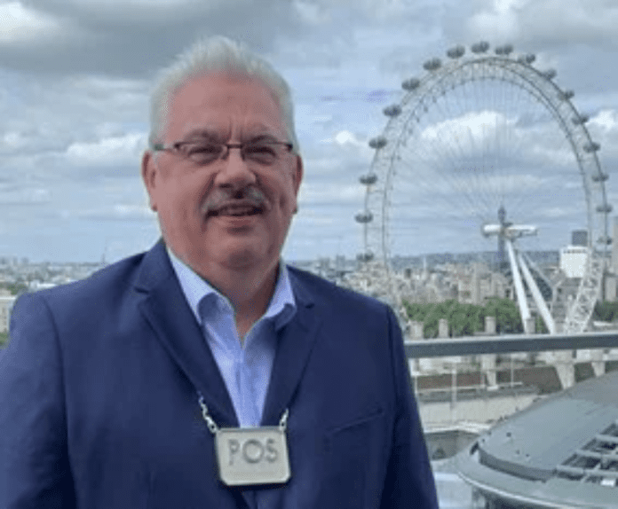 Dr. Peter Geraughty has been inaugurated as the president of the Planning Officers' Society (POS), making him the first person have led both the POS and the RPTI