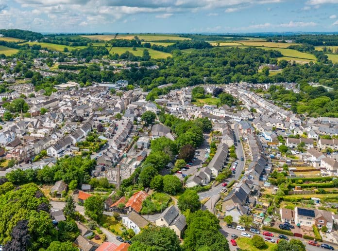 Proposed new town in Devon to create 8,000 homes Town of Okehampton, Devon, similar to how the proposed new town may look