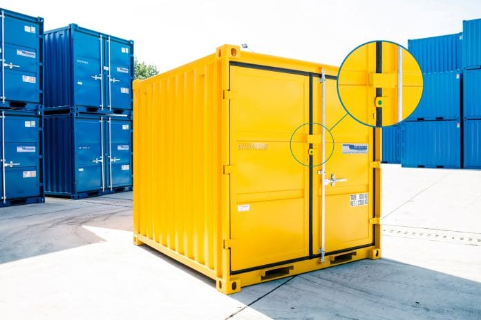 Einbruchsicherung HighRes CONTAINEX's new and improved Lock Box is being rolled out as standard across their storage modules to ensure your materials are secure