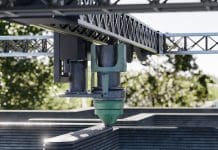 New concrete printer track system developed The new concrete printer track system will increase efficiency on site