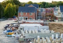 Housing Minister confirms £3bn credit guarantees for housebuilders Construction new houses in England from ground