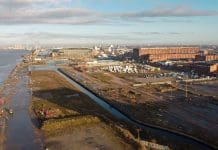 GRAHAM appointed to deliver Liverpool Central Docks brownfield project Aerial shot of Liverpool Central Docks