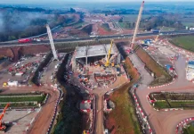 HS2 Kenilworth Bypass enters final phase of construction The HS2 Kenilworth Bypass structure under construction