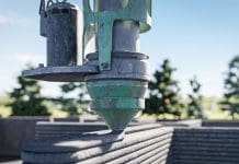 Performance-based construction for sustainable structures 3d printing single-family house with concrete. New technology house building using a modern CNC machine