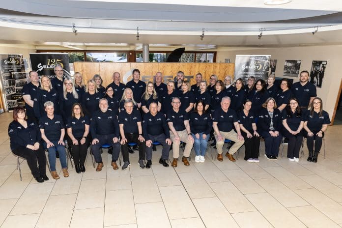 Mike Stark, front row centre, with the 2025 SELECT staff Mike Stark, front row centre, with the 2025 SELECT staff