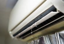Real-time legionella smart monitoring can save lives and slash costs Water leaking from the air conditioner drips from the cooler, which could allow the bacteria that cause legionella to grow