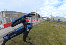 AtkinsRéalis and Sellafield Ltd trial a maintenance robot dog The maintenance robot dog being trialled