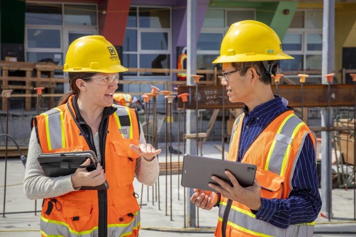 Renovation and expansion construction project of The Hamlin School in San Francisco by Autodesk customers, Herrero Builders and HoloBuilder. Herrero Builders, a general contractor firm, uses Revit and Navisworks. HoloBuilder, a Forge customer, is an enterprise-grade construction progress management platform powered by 360° photo capture.