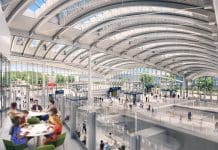 Old Oak Common station to boost London economy by £10bn Render of the inside of Old Oak Common station
