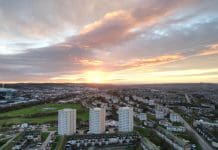 Building beyond tomorrow – the changing face of UK housebuilding A selection of autumnal sunset skies in and around the city of Aberdeen, Scotland, representing UK housebuilding
