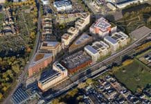 Network Rail property company to bring first homes in Cambridge Aerial view of Cambridge North, delivered by the Network Rail property company