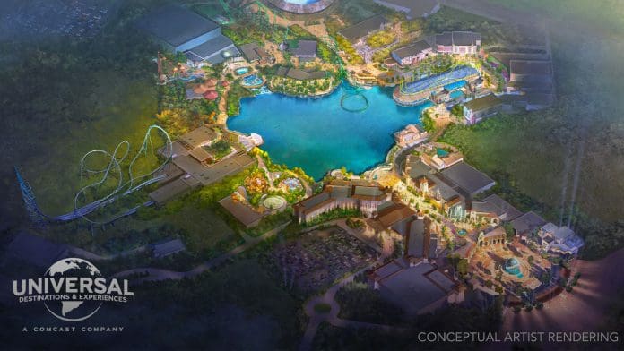 A multibillion-pound Universal theme park in Bedford will create 20,000 jobs in construction and bring in 8 million visitors a year