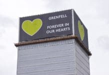 Deconstruct UK to carry out Grenfell Tower demolition London, UK - June 14 2024: Grenfell Tower in North Kensington, daytime view