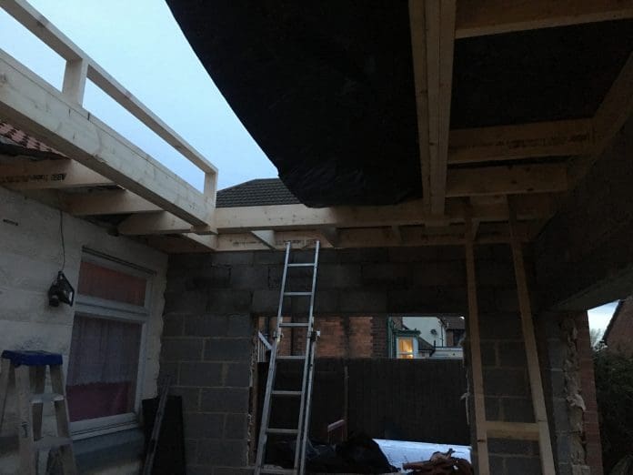 HSE vs James Pitsillides The roof beams where the incident leading to the HSE suspended sentence took place