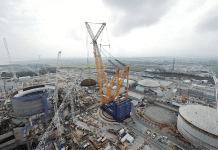 Safety failures reported at Hinkley Point C days before environmental trial begins Hinckley Point cranes in action