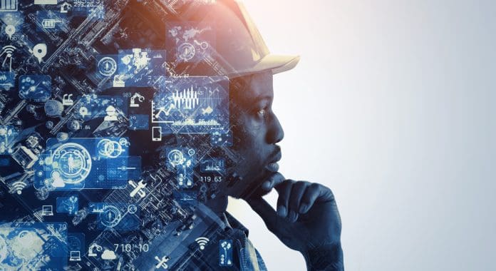 Industrial technology concept. Communication network. INDUSTRY 4.0. Factory automation. Industrial technology concept. Communication network. INDUSTRY 4.0. Factory automation. All representing the BridgeAI programme