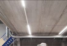 Homebuilding micro-factory robots may cut costs and time A photo of the homebuilding robot