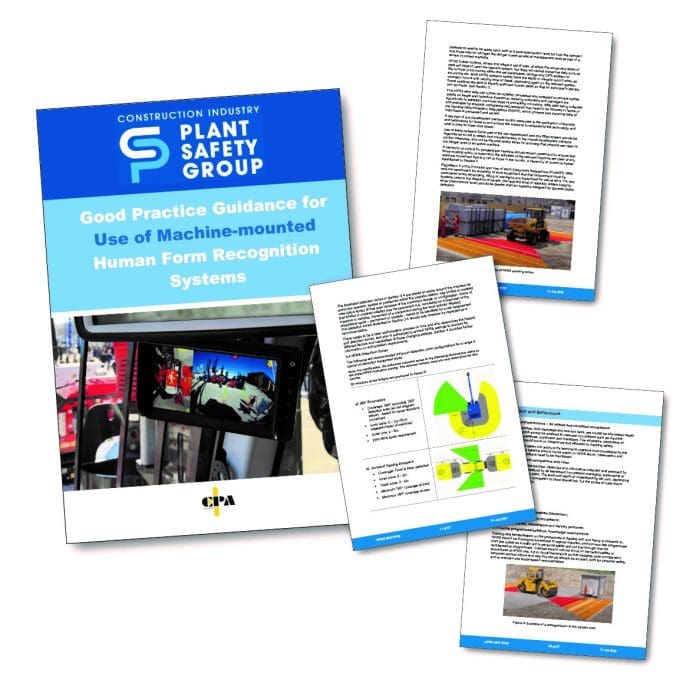 CPA174-HFRS Following growing use of human form recognition systems, the Construction Industry Plant Safety Group has launched a new publication