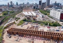 112m-long HS2 bridge ready to be positioned in Birmingham The 112m-long HS2 bridge ready to be moved