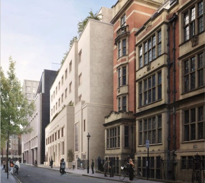 CGI of the Firoz Lalji Global Hub, the UK's largest Passivhaus retrofit project